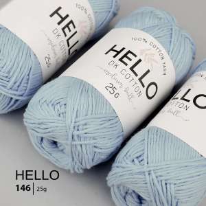 Пряжа HELLO Cotton 146 (25 грамм)
